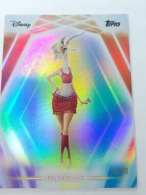 Gazelle Topps 2026 Disney Neon Holo Parallel Refractor Limited 10/99